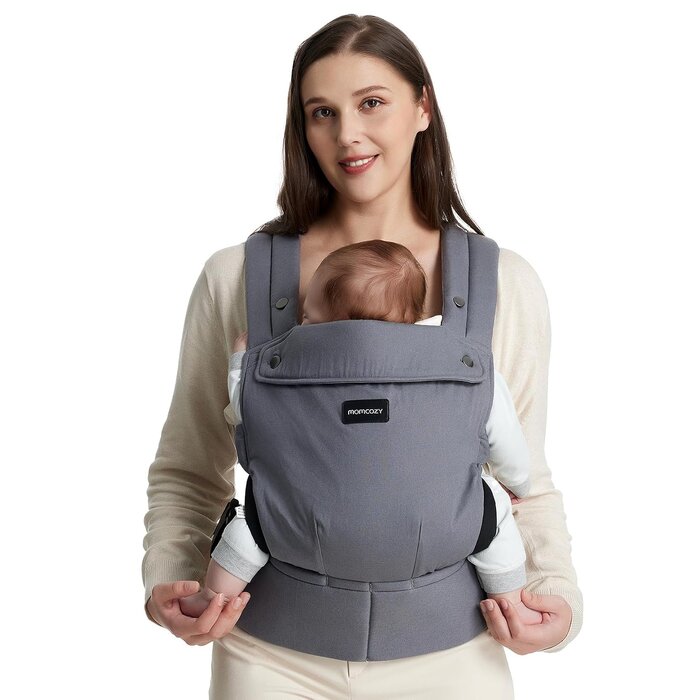 Ergonomische Babytrage, 3-20 kg - Grau - 33% Rabatt