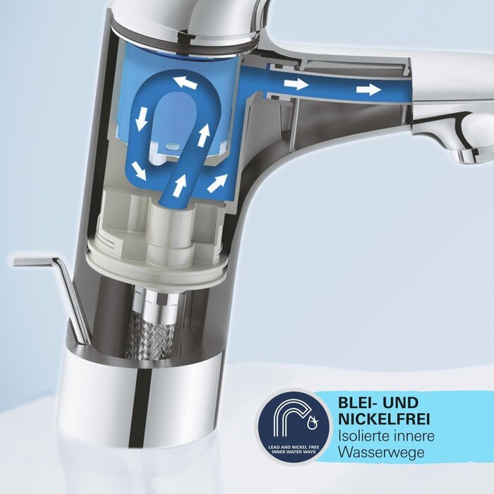 Waschtischarmatur 19 cm, mattschwarz - 34% Rabatt auf Retourenware