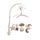 Babymobil mit Strickfiguren - Clay/Warm Linen - 33% Rabatt