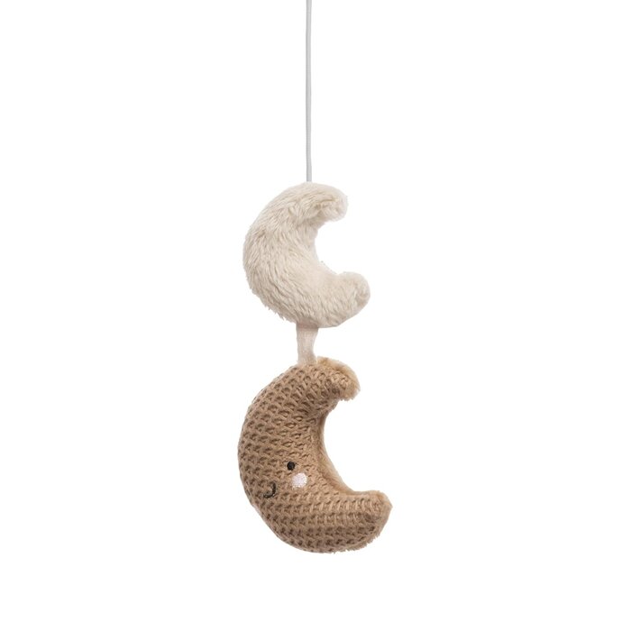 Babymobil mit Strickfiguren - Clay/Warm Linen - 33% Rabatt