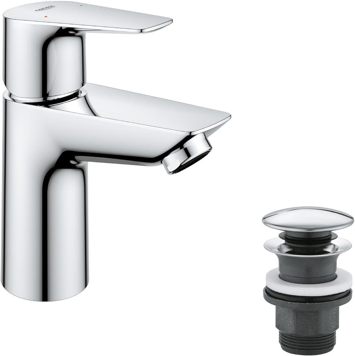 Waschtischarmatur 15 cm, chrom, wassersparend - 34% Rabatt