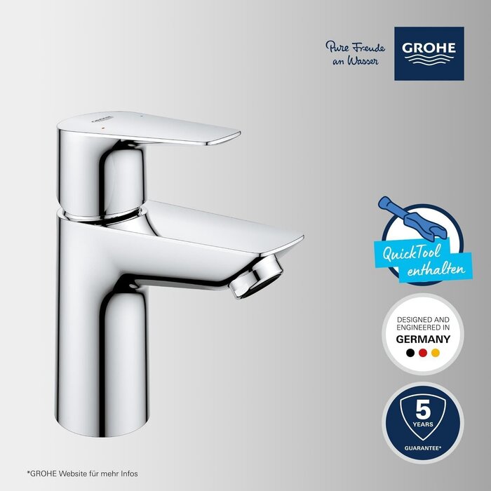 Waschtischarmatur 15 cm, chrom, wassersparend - 34% Rabatt