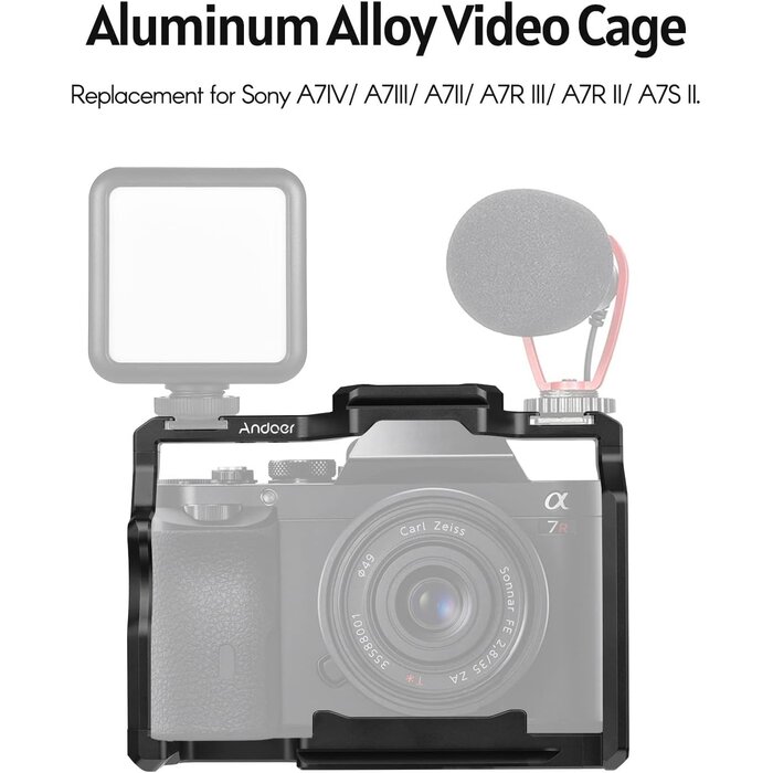Kamerakäfig für Sony A7-Serie inkl. Handgriffen - 34% Rabatt