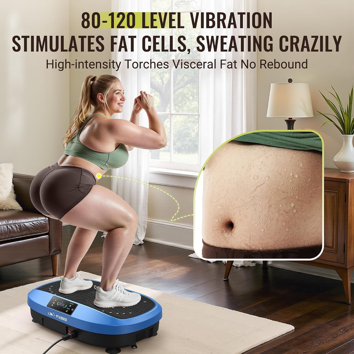 Vibrationsplatte für Ganzkörpertraining - 34% Rabatt - 120 Stufen