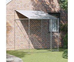Vidaxl Hundezwinger 200 x 200 x 258 cm aus Stahl - 64% Rabatt