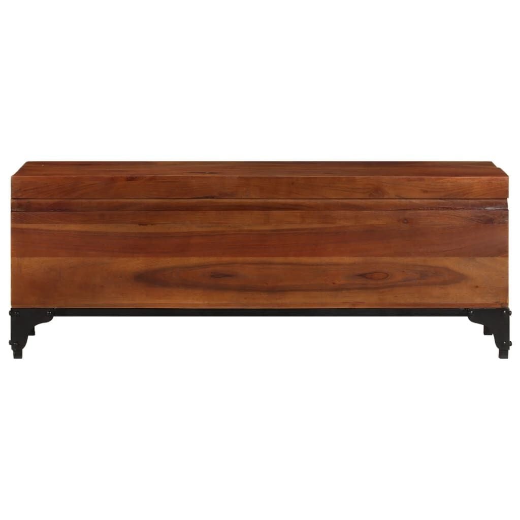 Vidaxl Massive Akazienholz-Truhe 110cm - 35% Rabatt