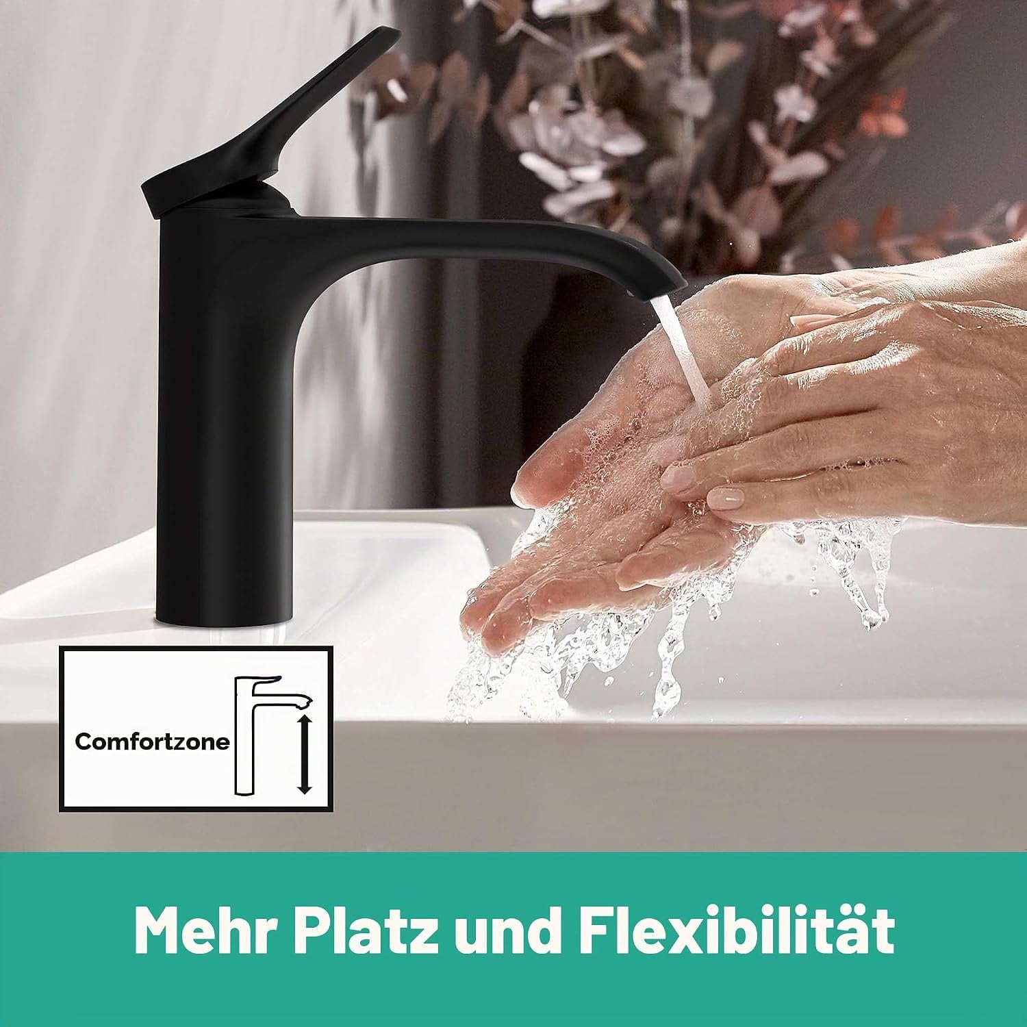 Einhebel-Waschtischarmatur 110 Mattschwarz - 35% Rabatt