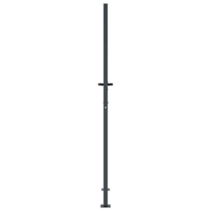 Gartentor 105x180 cm Stahl Anthrazit mit Laser-Design - 35% Rabatt