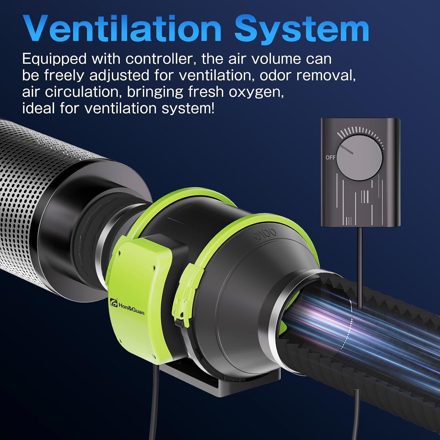 Rohrventilator 100 mm mit Drehzahlregler - 34% Rabatt auf Abluftventilator