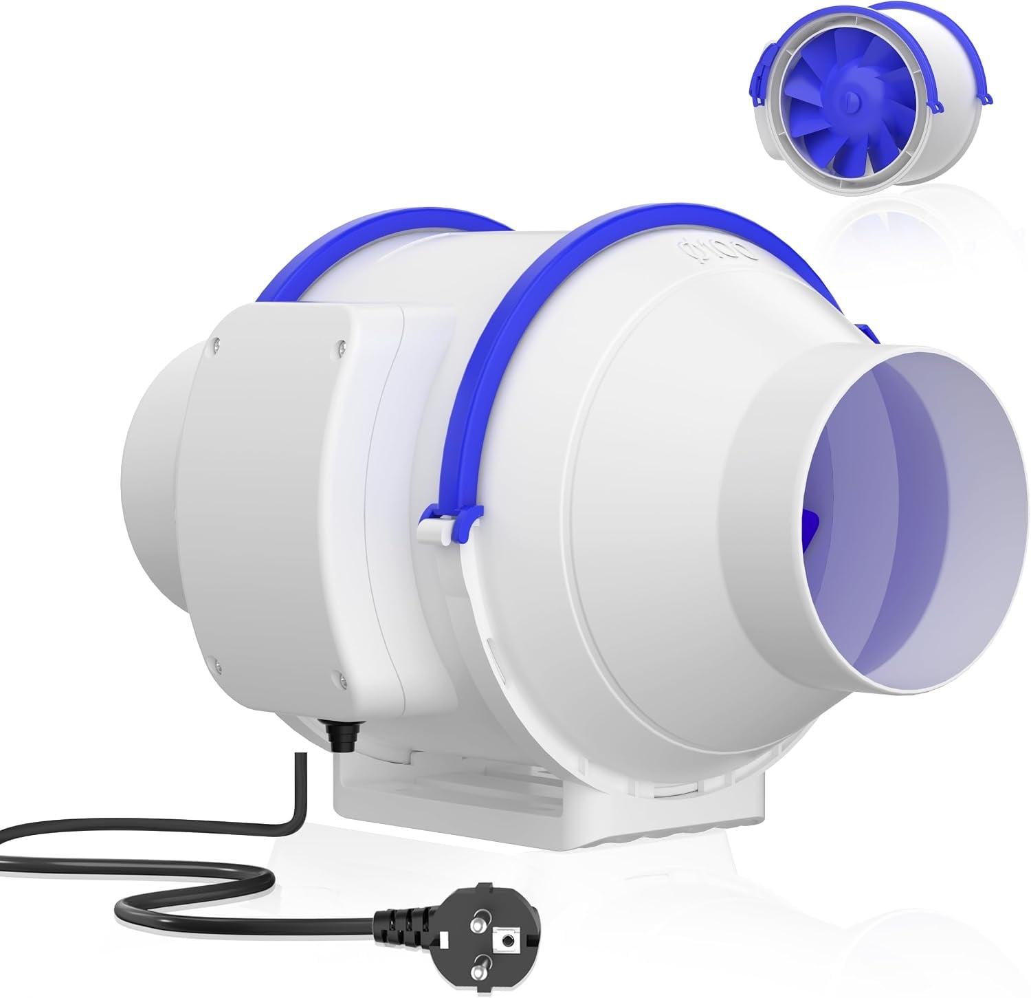 Rohrventilator 100 mm mit Drehzahlregler - 34% Rabatt auf Abluftventilator