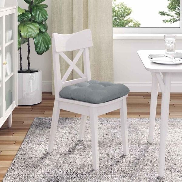 Vidaxl Sitzkissen 4er Set, Lichtgrau, 45x45cm - 33% Rabatt