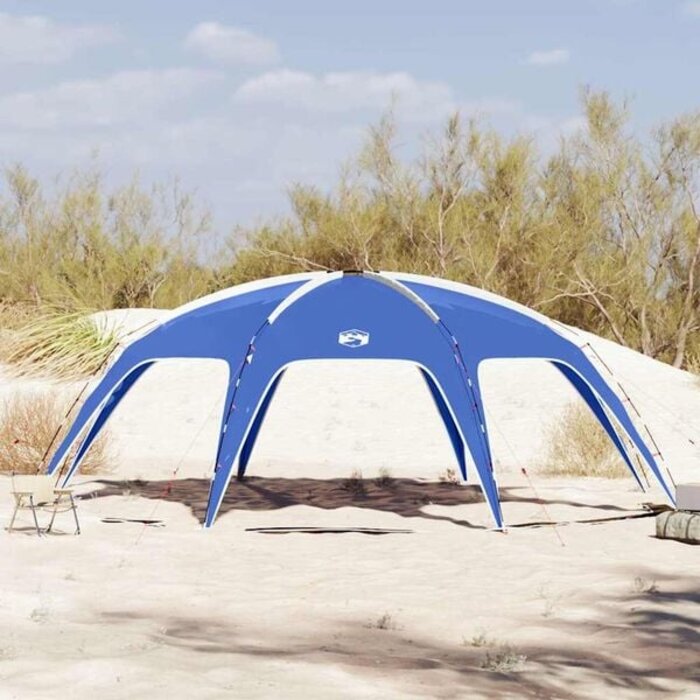Vidaxl Großes Partyzelt 695x695 cm, azurblau - 35% Rabatt