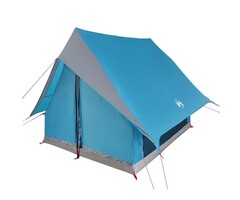 Vidaxl Geräumiges Familienzelt 220x220cm Blau-Grau - 51% Rabatt