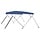 4-Bügel Bimini-Top für Boote 243x196x137 cm Marineblau - 35% Rabatt