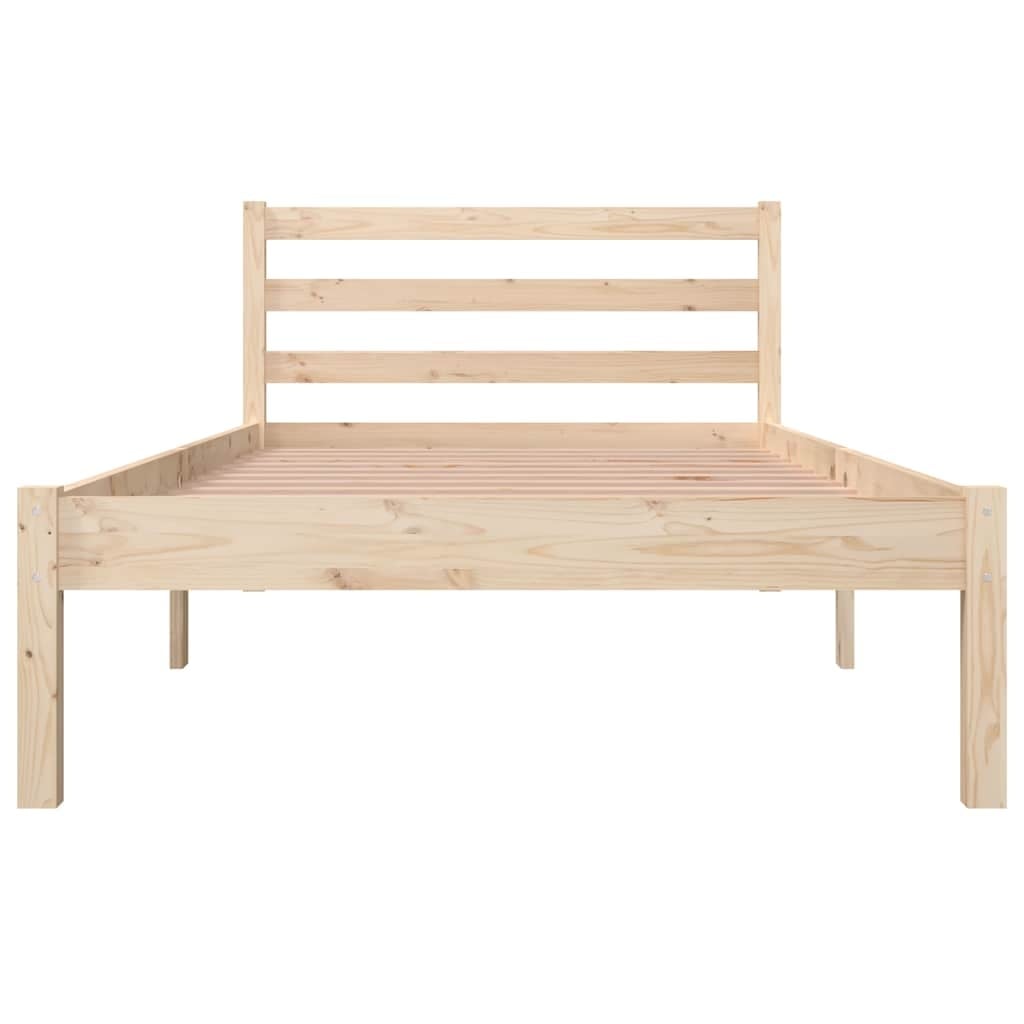 Vidaxl Massives Kiefernholz Bettgestell 90x190 cm - 34% Rabatt - Ausgepackt