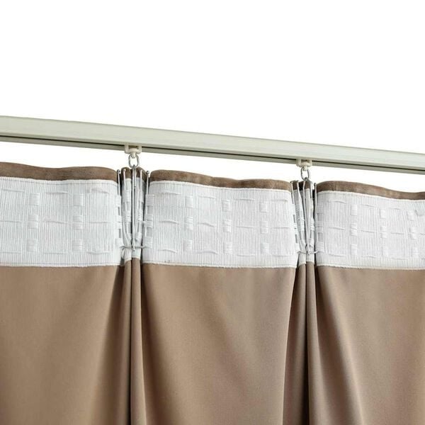 Vidaxl Samt-Verdunkelungsvorhänge, 140x225 cm, Beige - 33% Rabatt