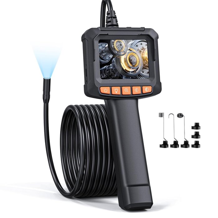 Endoskop-Kamera 1080p, 10m Kabel, 2,4 Zoll Display - 33% Rabatt