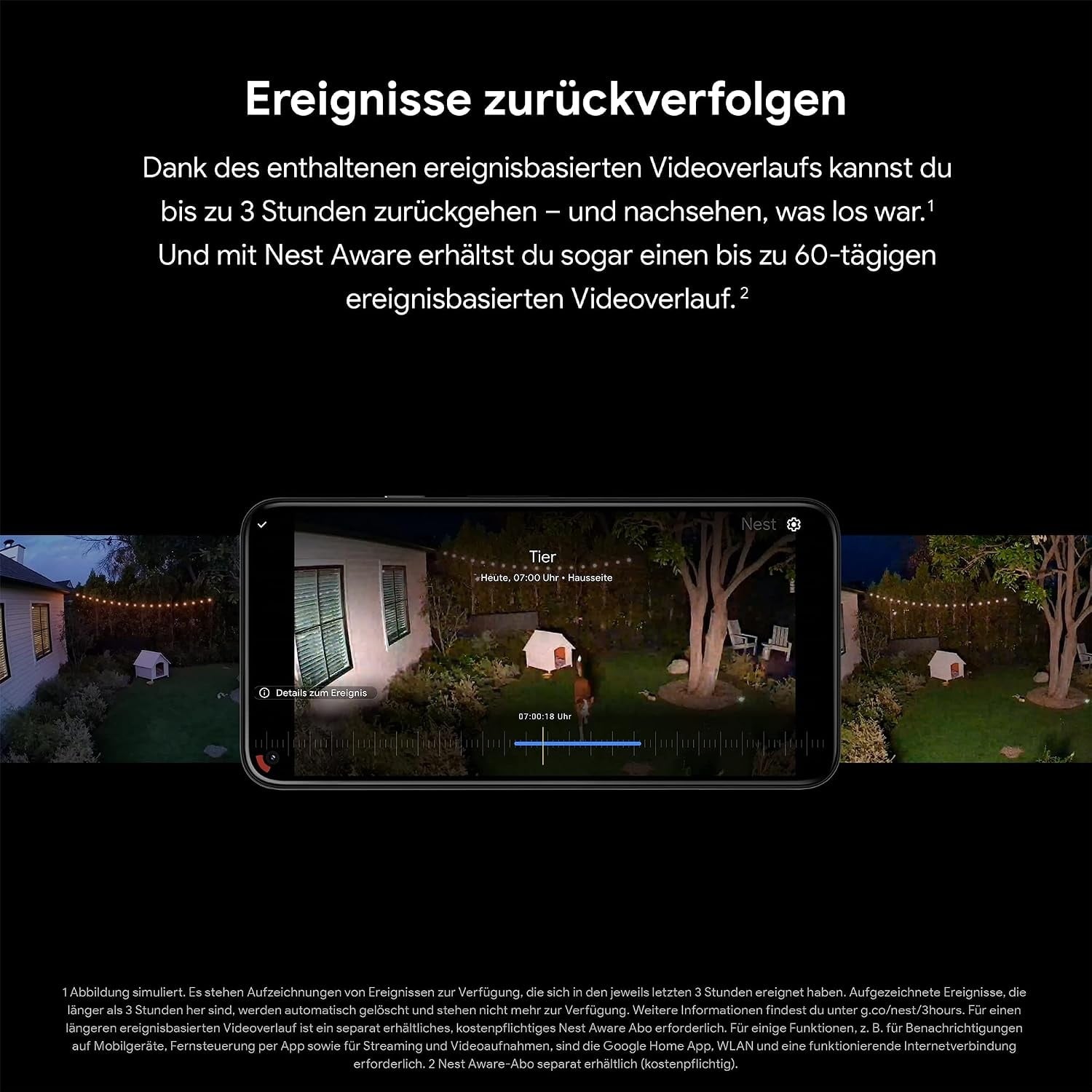 WLAN-Überwachungskamera mit Flutlicht 1080p HDR - 35% Rabatt