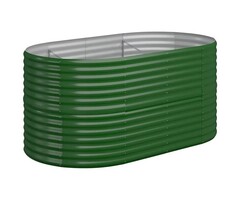 Vidaxl Hochbeet 152x80x68 cm Stahl grün - 40% Rabatt