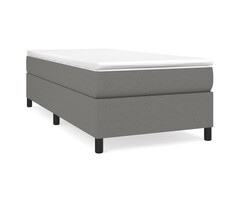 Vidaxl Stoff-Bettgestell 80x200 cm Dunkelgrau - 48% Rabatt