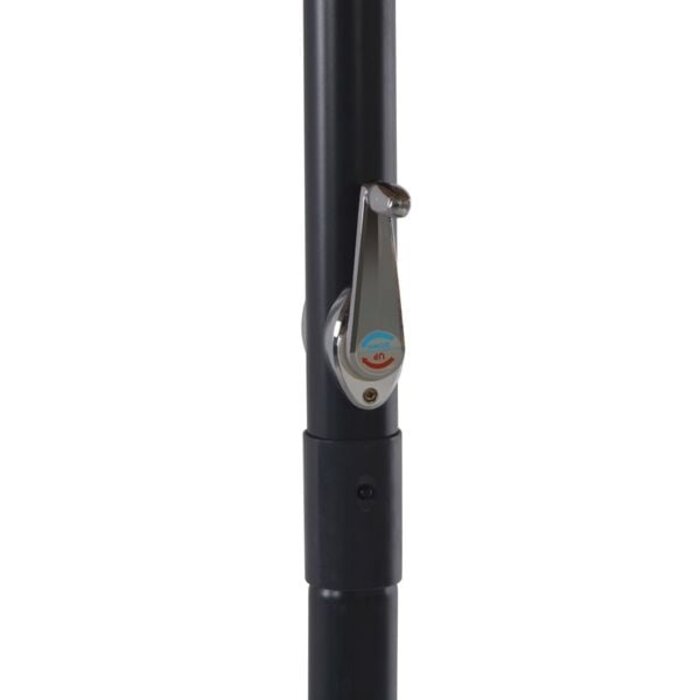 Ampelschirm 500 cm Anthrazit - Aluminiummast - 35% Rabatt