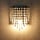 Wandlampe K9-Kristall & Edelstahl Chrom 18x22cm - 31% Rabatt