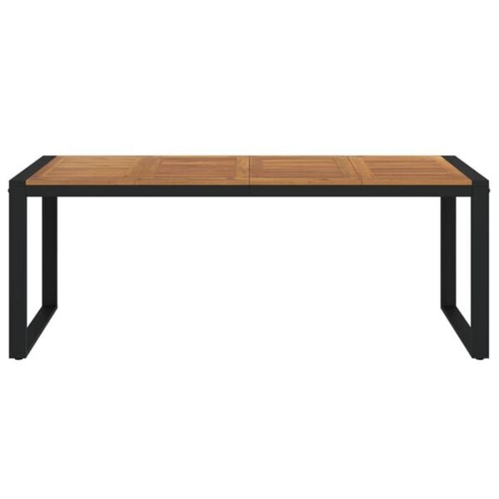 Gartentisch Akazie U-Beine 200x90cm - 35% Rabatt