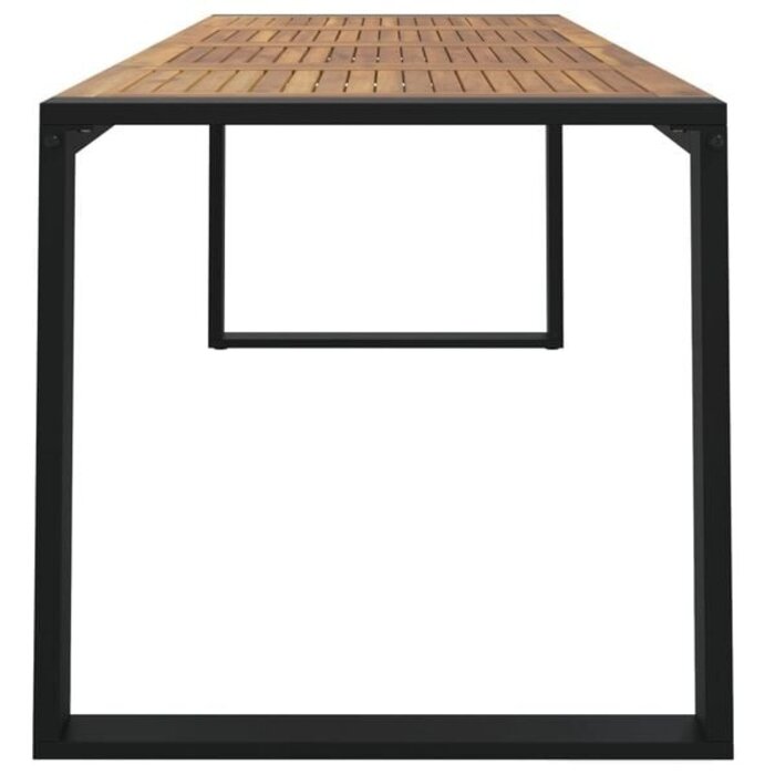 Gartentisch Akazie U-Beine 200x90cm - 35% Rabatt