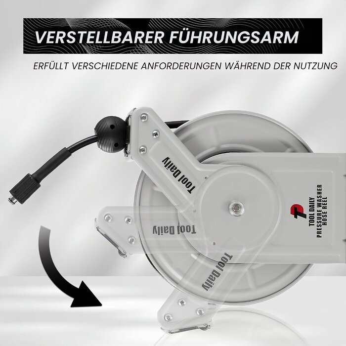 Profi Hochdruckreiniger Schlauchaufroller 18m, 250 bar - 35% Rabatt
