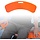 Transferbrett für Rollstuhl & Bett, 80x21cm, 150kg, Orange - 32% Rabatt