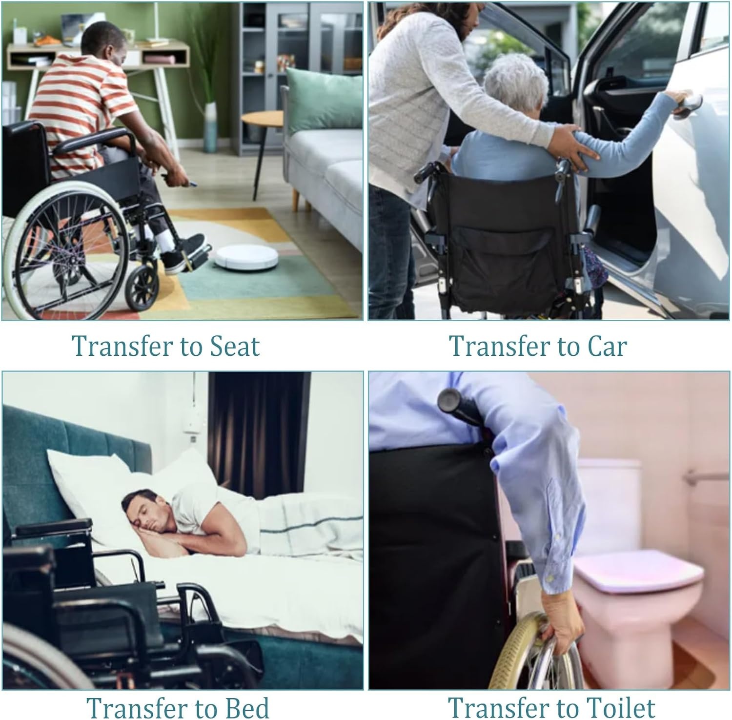 Transferbrett für Rollstuhl & Pflege - 80x21 cm - 32% Rabatt