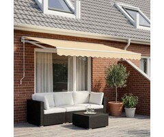 Vidaxl Markisentuch Ersatzbespannung 450x350 cm Crème - 50% Rabatt