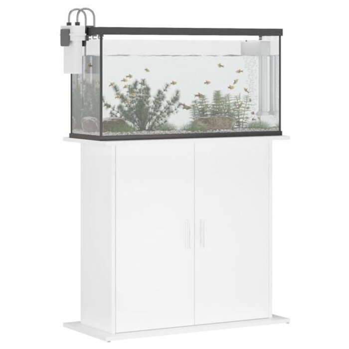 Aquarienschrank 81x36x73 cm in Weiß - 34% Rabatt