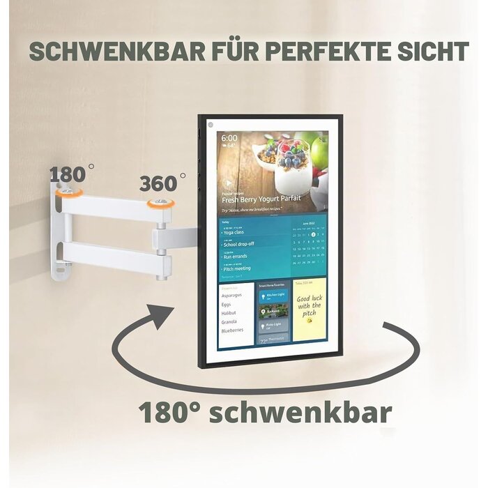 Universelle TV-Wandhalterung 10-32 Zoll, weiß - 31% Rabatt