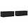 TV-Schrank Set Schwarz-Eiche Optik, 2-tlg. - 34% Rabatt