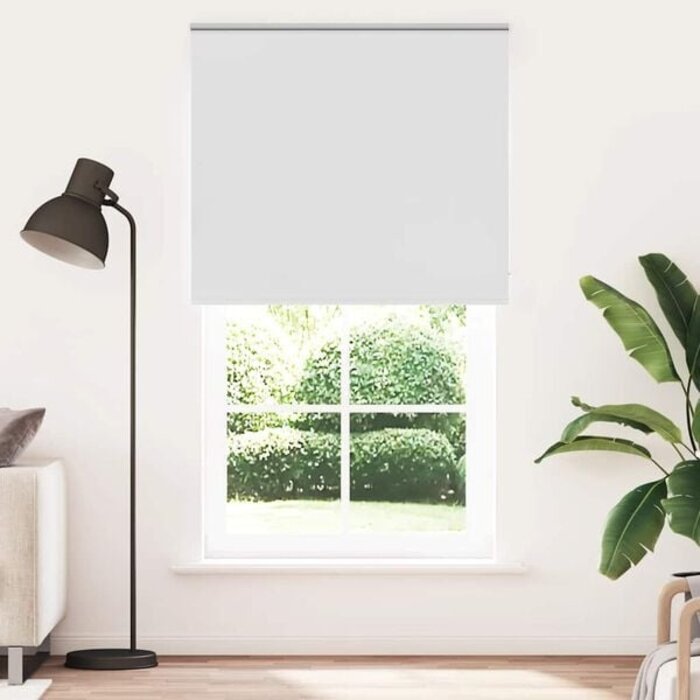 Verdunkelungsrollo 125x210 cm Weiß - 33% Rabatt auf Retourenware