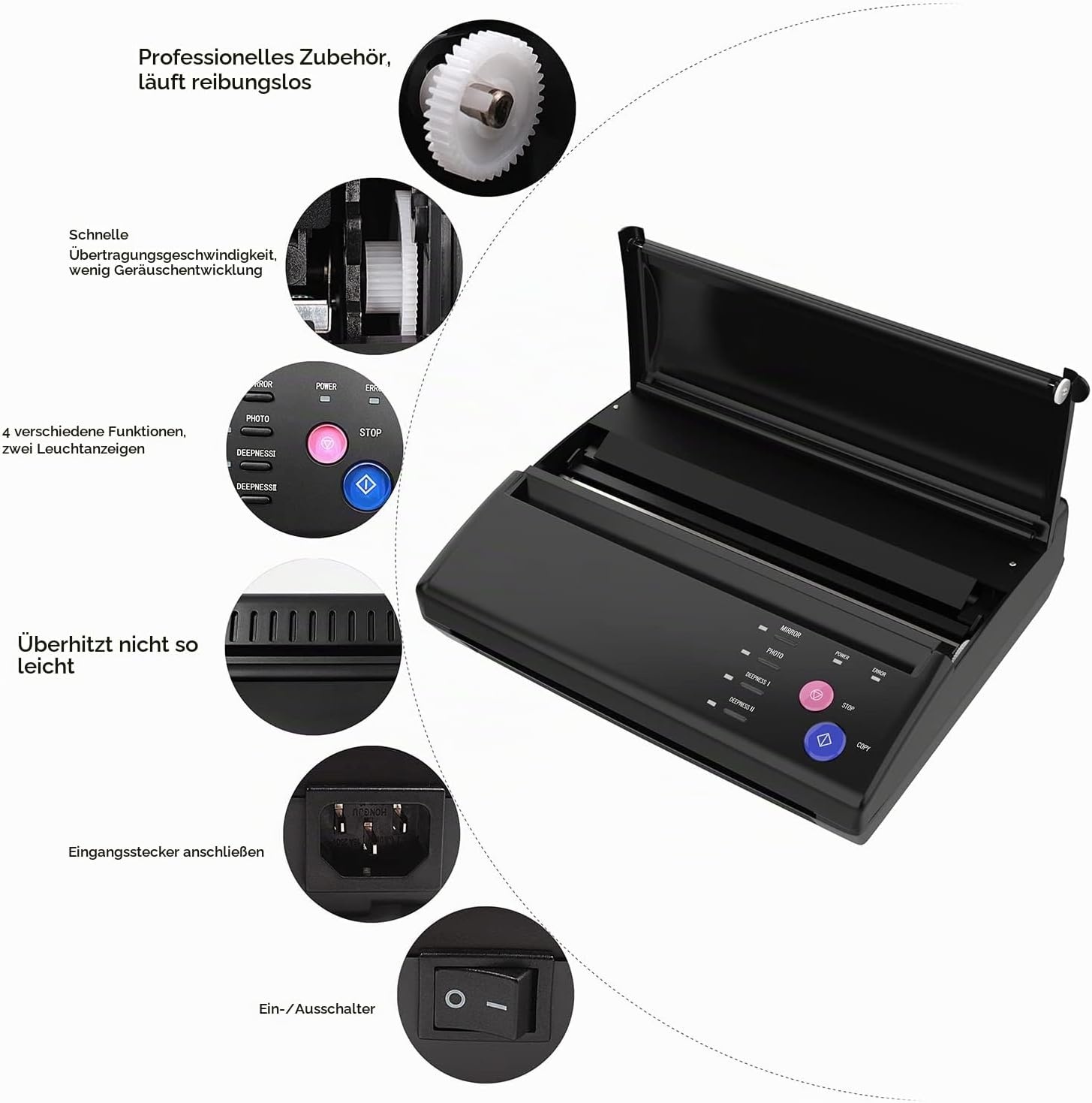 Professioneller Tattoo Thermodrucker - 34% Rabatt auf Ausgepackt-Modell