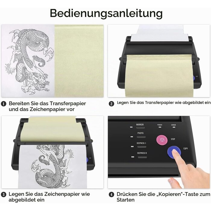 Professioneller Tattoo Thermodrucker - 34% Rabatt auf Ausgepackt-Modell