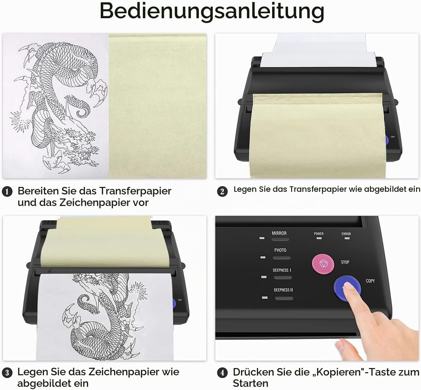 Professioneller Tattoo Thermodrucker - 34% Rabatt auf Ausgepackt-Modell