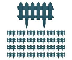 Vidaxl Beetbegrenzung 10 m Set Grün - 47% Rabatt