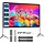 100 Zoll Beamer-Leinwand mit Stativ - 16:9 - 34% Rabatt - Portabel