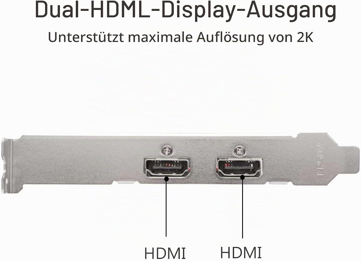 Grafikkarte Radeon HD 6570 1GB Dual HDMI Low Profile - 34% Rabatt
