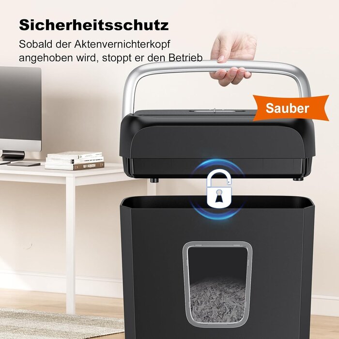 Aktenvernichter Partikelschnitt - 13L - 6 Blatt - 32% Rabatt