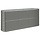 Ovales Hochbeet aus verzinktem Stahl 152x40x68cm - Grau - 33% Rabatt