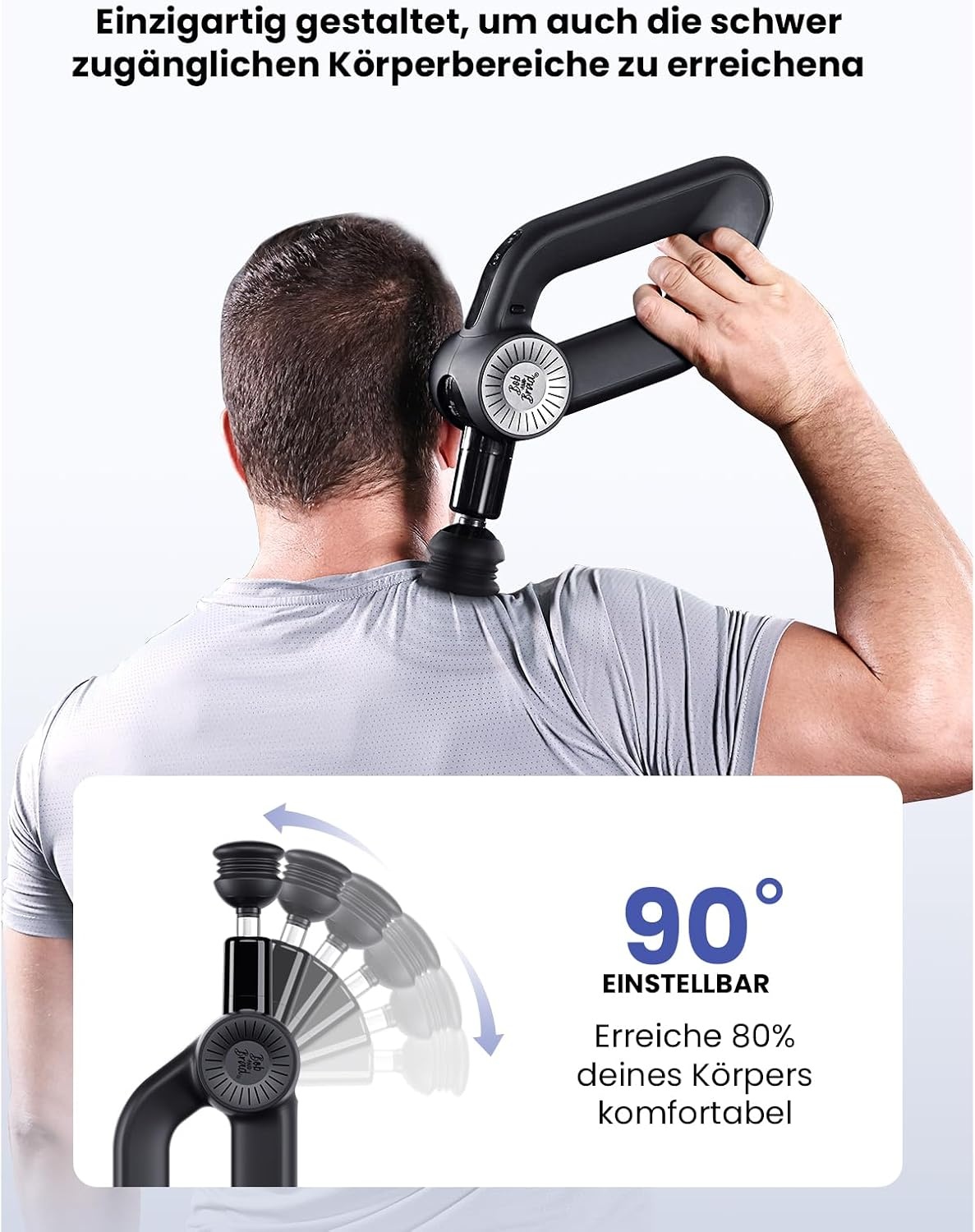 Tiefengewebe Massagepistole - 16mm Amplitude - OLED - 35% Rabatt