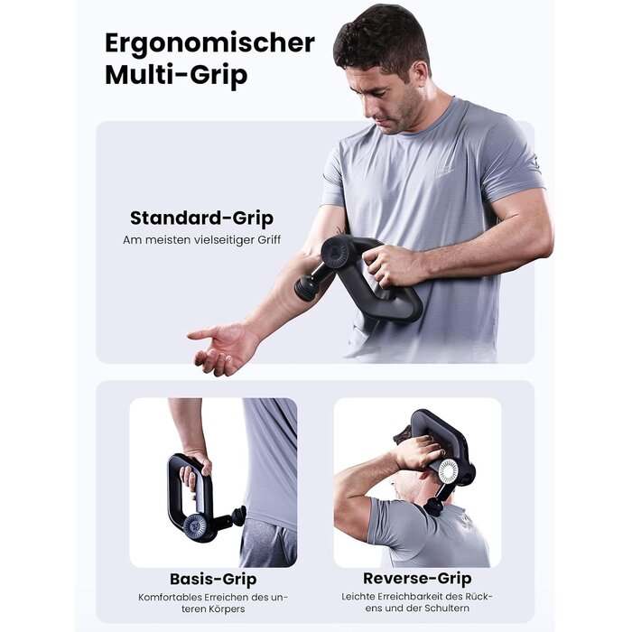 Tiefengewebe Massagepistole - 16mm Amplitude - OLED - 35% Rabatt
