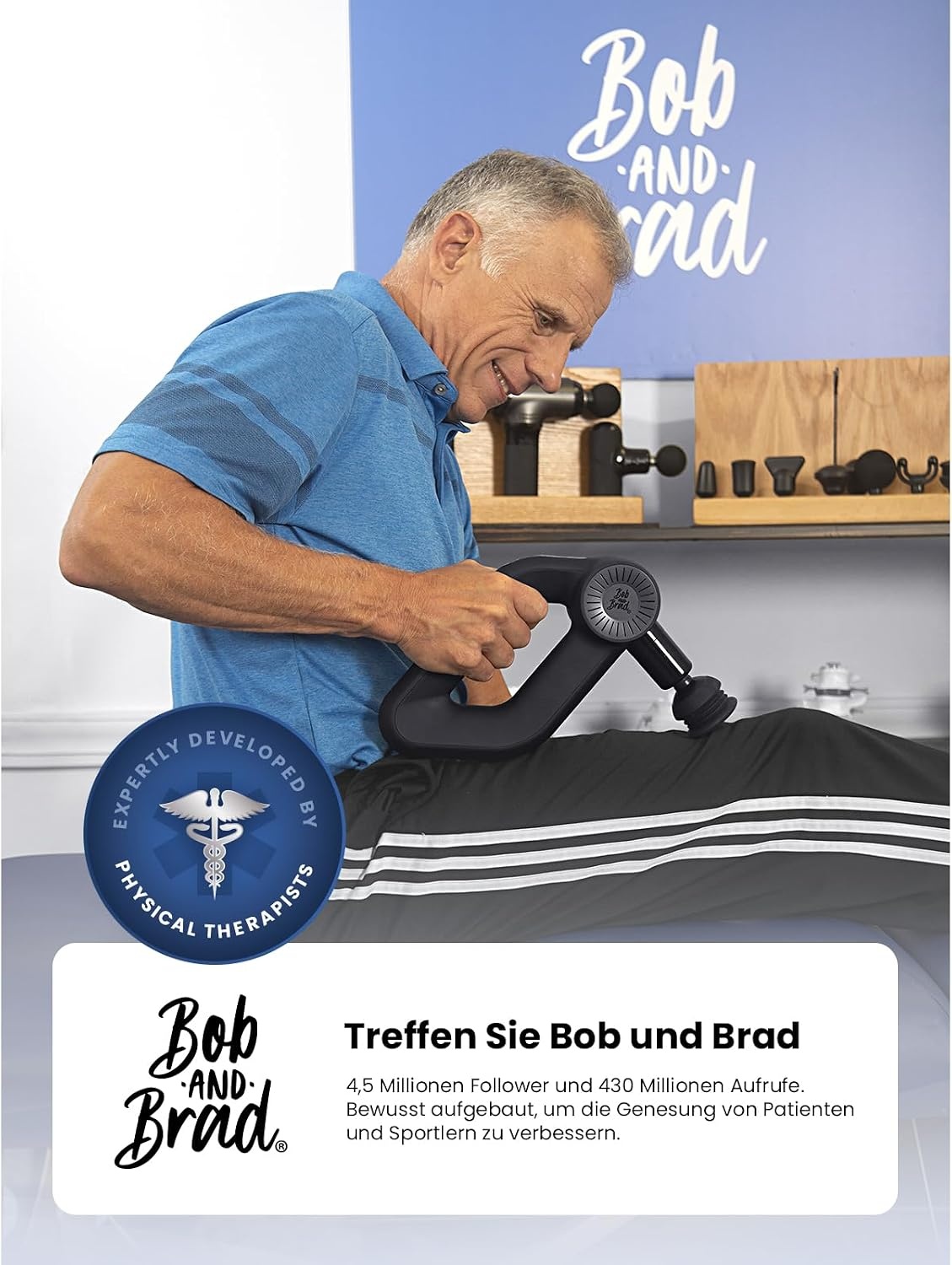 Tiefengewebe Massagepistole - 16mm Amplitude - OLED - 35% Rabatt
