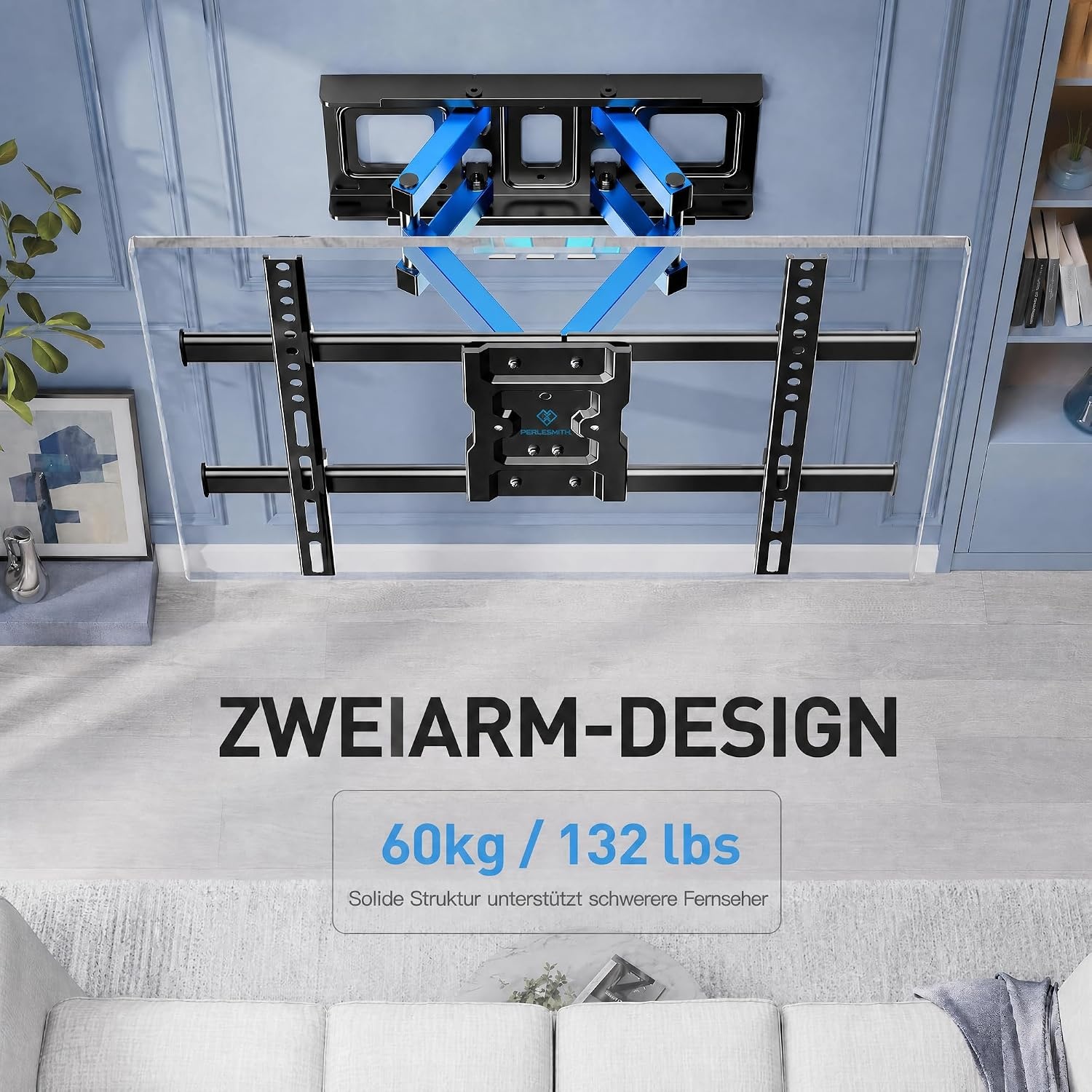 TV-Wandhalterung 37-85 Zoll, schwenkbar, bis 60 kg - 33% Rabatt