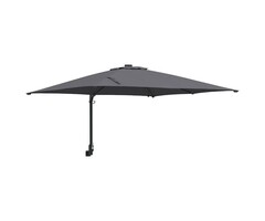 Vidaxl Wand-Gartenparasol in Anthrazit - 248,5 x 247,5 cm - 58% Rabatt