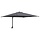 Wand-Gartenparasol Anthrazit - 247,5 x 248,5 cm - 35% Rabatt